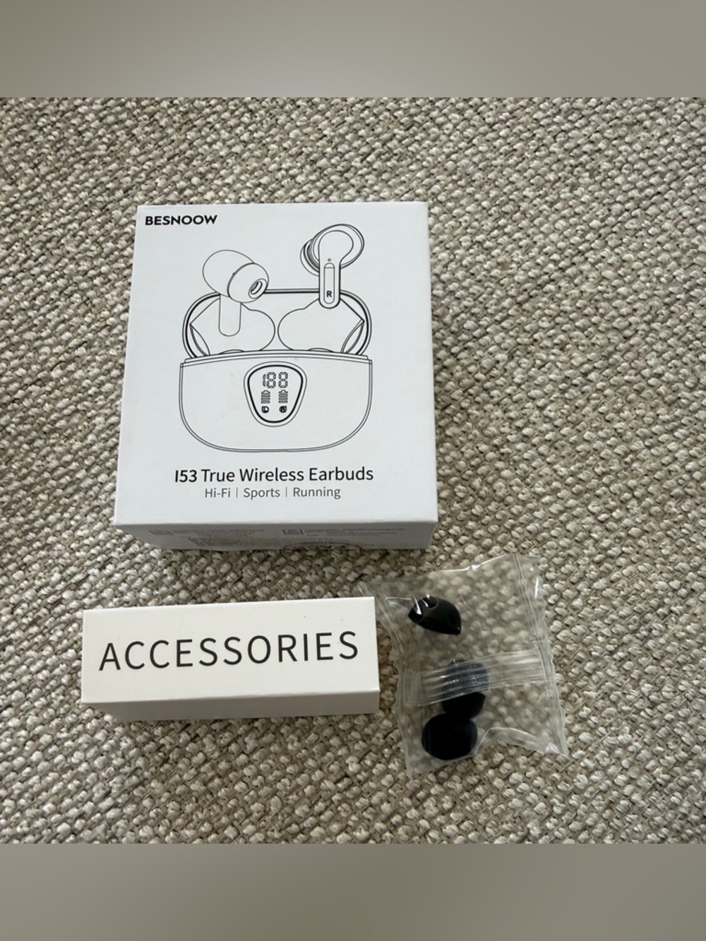 Wireless Earbuds, Bluetooth,5.4 Headphones HiFi Stereo, ENC Noise Canceling Mic.